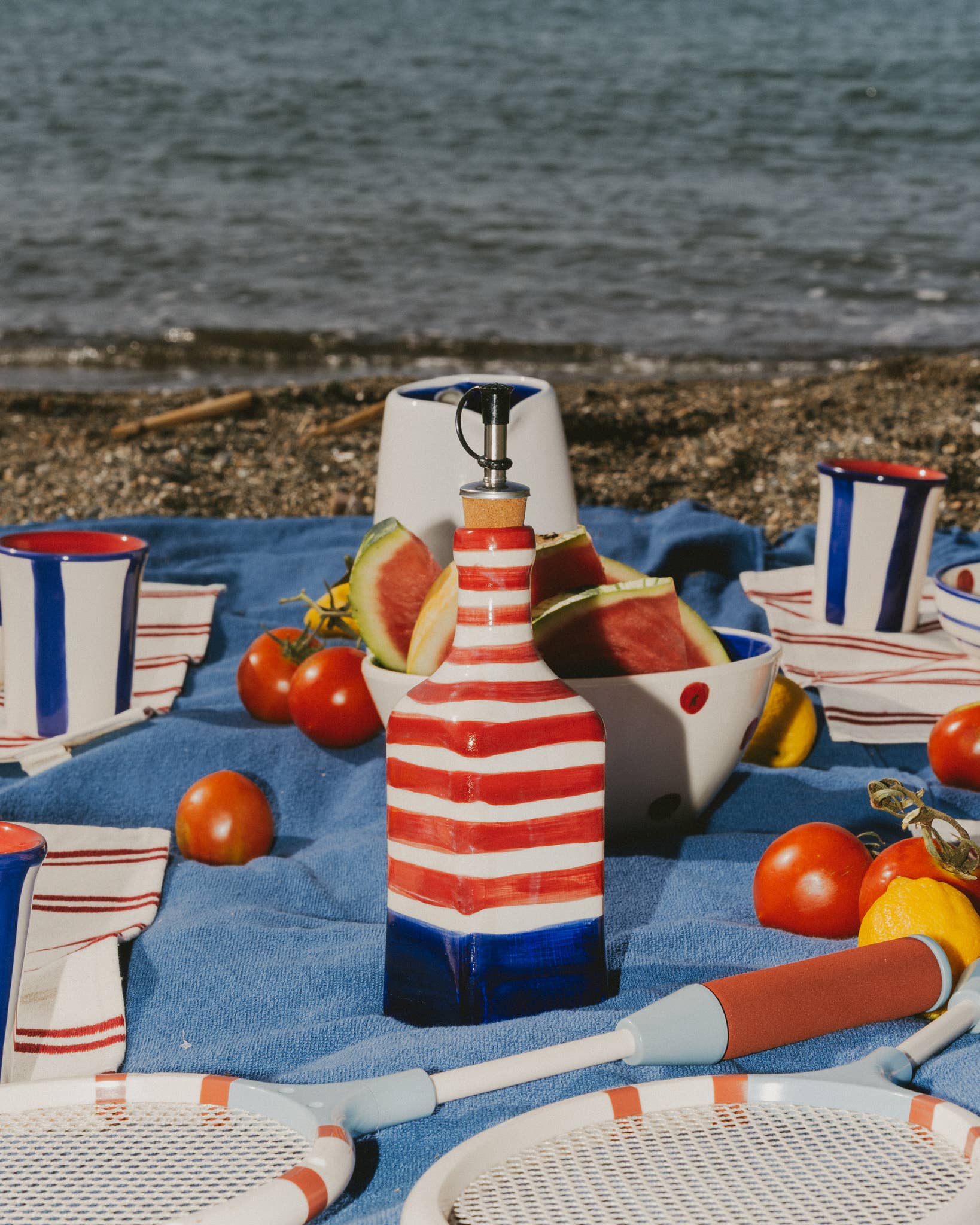 Lifestyle — Olej Riviera s melounem u moře
